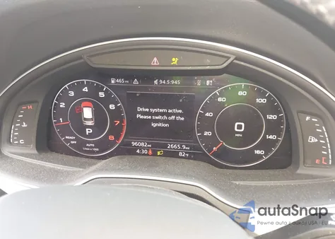 2018 Audi Q7 2.0T Premium from USA, damaged, VIN WA1LHAF73JD033319